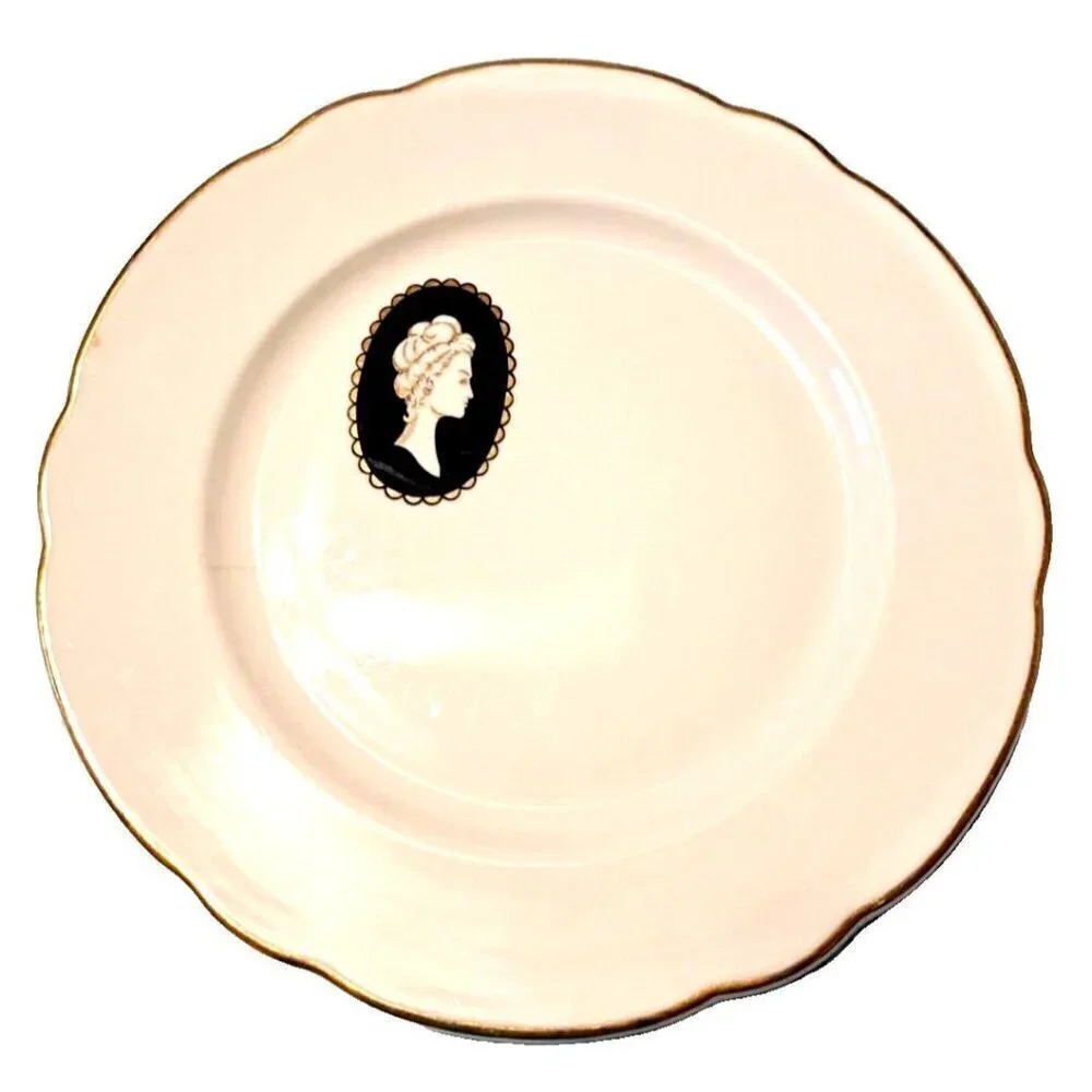 Jackson China Co. Edward Haskins Vintage Restaurant Ware 8 Dinner Plates RARE